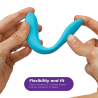 We-Vibe - Sync Go Double Stimulateur Turquoise